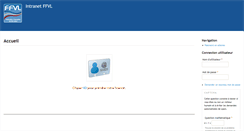 Desktop Screenshot of intranet.ffvl.fr